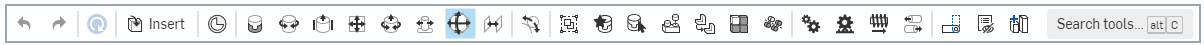 Screenshot of the Ball icon on the toolbar