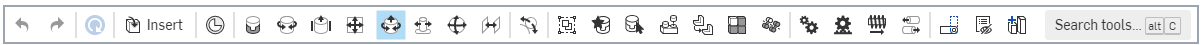 Screenshot of the Cylindrical icon on the toolbar