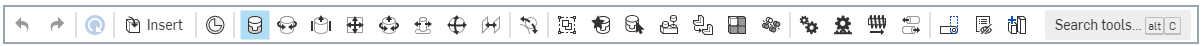 Screenshot of the Fasten icon on the toolbar
