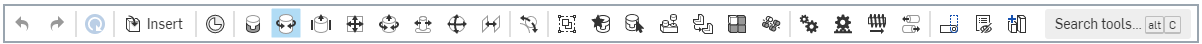 Screenshot of the Revolute icon on the toolbar